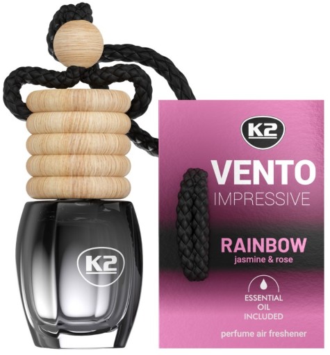 K2 VENTO Solo pôsobivý osviežovač vône do auta RAINBOW 8 ml