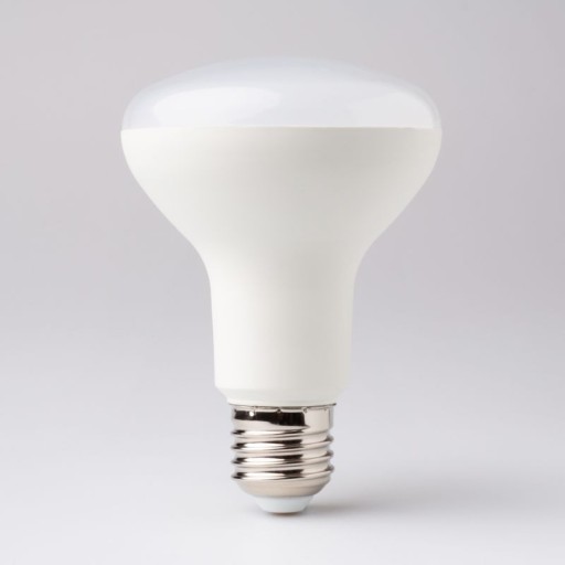 E27 LED žiarovka, veľký závit, 12W, neutrál, hríbik R80