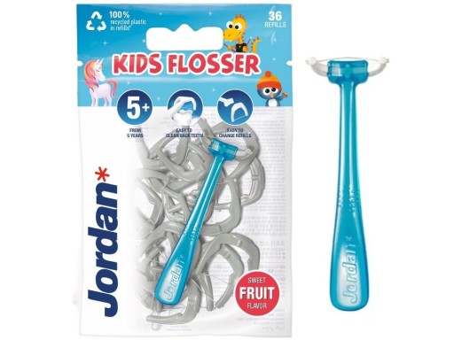 Flosser Dentálna niť pre deti Jordan Hand