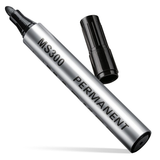 PERMANENT Marker čierna konštrukcia VODEODOLNÉ okrúhle pero HRUBÉ 1 ks