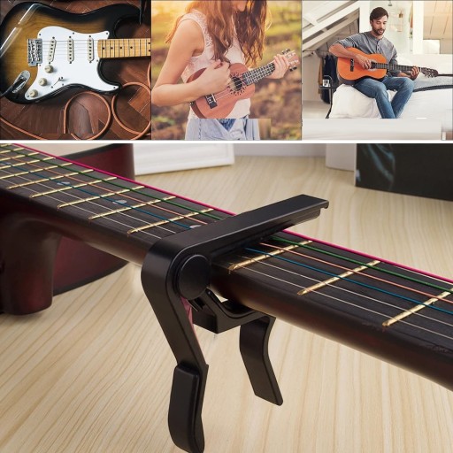 CAPODASTER PRE AKUSTICKÚ ELEKTRICKÚ GITARU UKULELE BANJO MANDOLIN