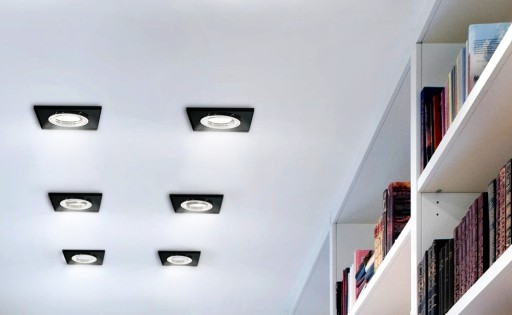 HALOGÉNOVÝ RÁM PRE LED ŽIAROVKY GU10 STROPNÉ LAMPY KÚPEĽŇOVÉ LAMPY SKLENE
