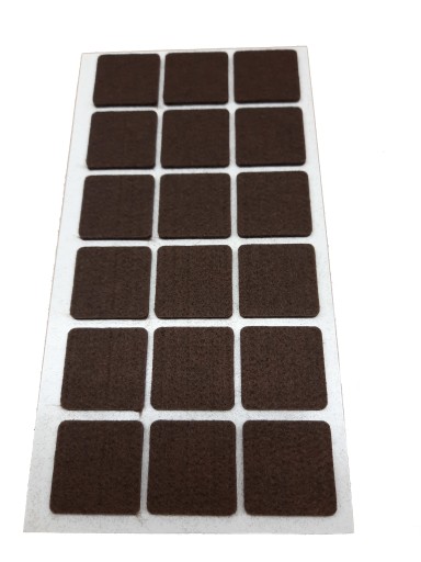 PLSTENÉ PODLOŽKY PRE HNEDÝ NÁBYTOK 30X30 PREMIUM
