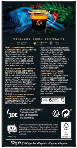 L'OR Papua Nová Guinea 10 kapsúl pre Nespresso(r)*