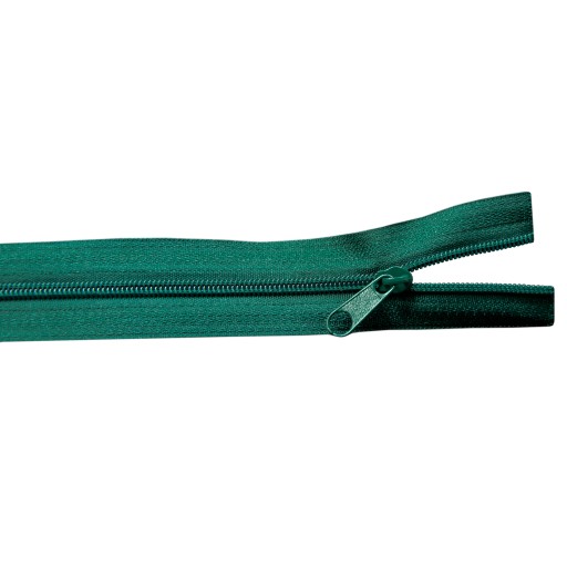 Páska na zips 3mm BOTTLE GREEN 20 zipsov 10mb