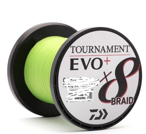 Daiwa Tournament 8 Braid EVO+ 0,12 mm Chartreuse