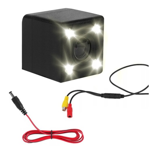 CÚVACIA PARKOVACIA KAMERA 4LED FAREBNÁ 12V RCA
