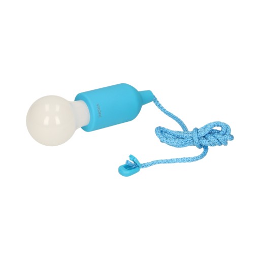 Nočná lampa na batérie na šnúrke, 1W LED tyrkysová