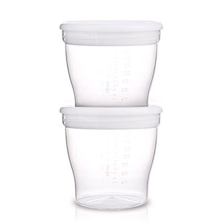 CANPOL Nádoba na mlieko/jedlo 4 ks 180 ML