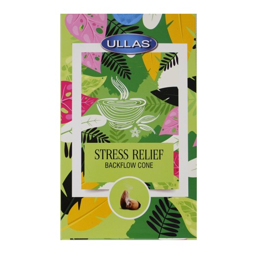 Indické vonné kornútky ULLAS STRESS RELIEF spätné kornútky 10 ks