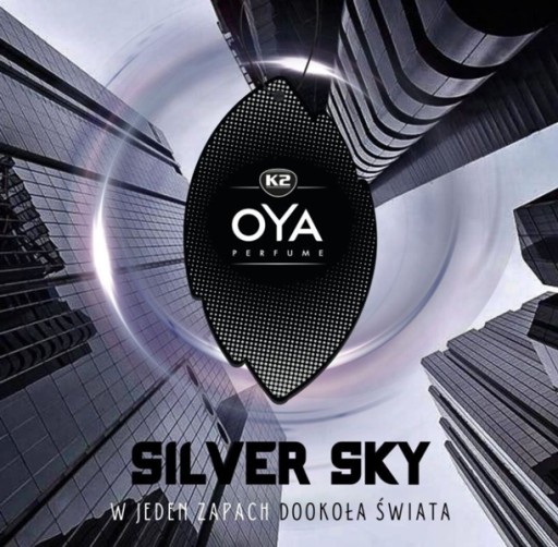 Vianočný stromček s vôňou K2 OYA s príveskom SILVER SKY V904