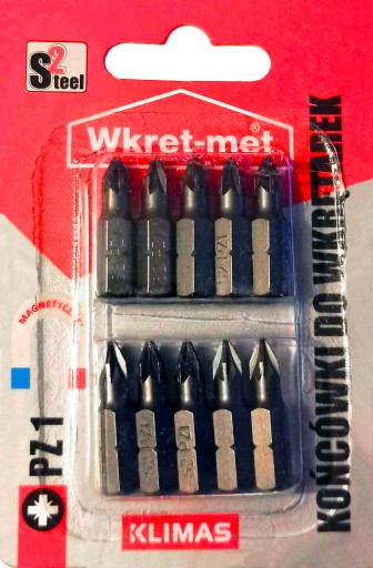 HROTY SKRUTKOVAČA BIT PZ1 25MM 10 KS kríž