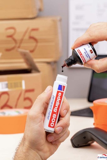 EDDING T25 značkovací atrament 30 ml čierny