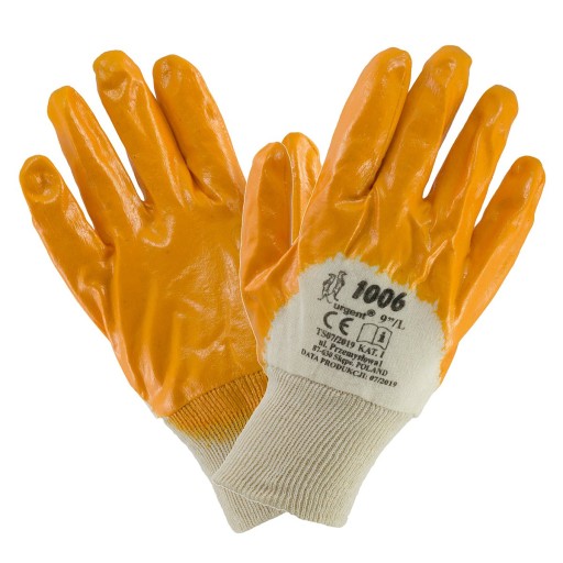 Nitrilové ochranné rukavice URGENT 1006 Cotton CE I Construction 10