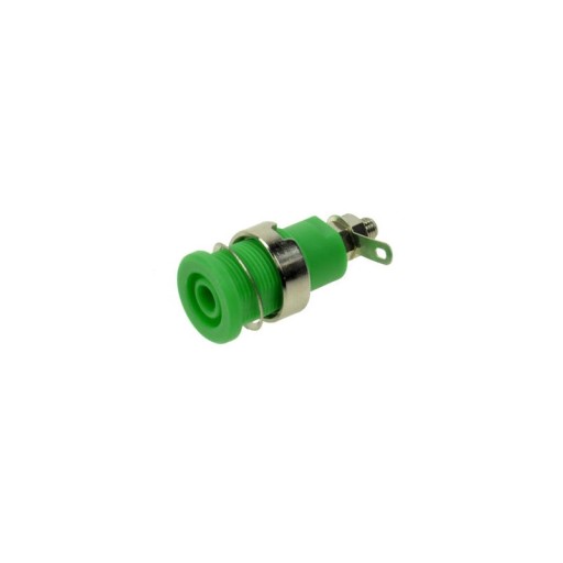 Banánková montážna zásuvka 4mm 24.301.4 zelená 32A 1000V