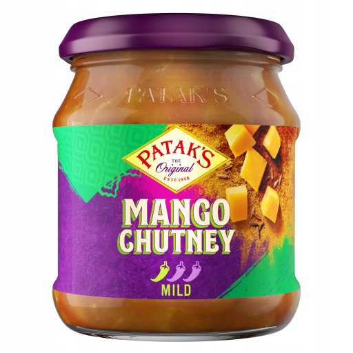 Patak's Mango chutney 340 g Sladká MANGO OMÁČKA