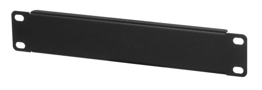 Kryt pre RACK 10'' 1U skrine, čierny STALFLEX