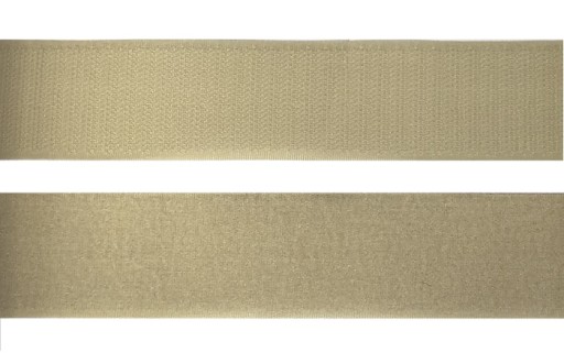 VELCRO 3cm VELCRO PÁSKA OBOJSTRANNÁ BÉŽOVÁ 30mm - 5 metrov