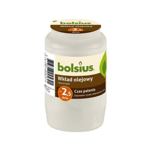 Vložka do olejovej sviečky Bolsius Memento biela č.3