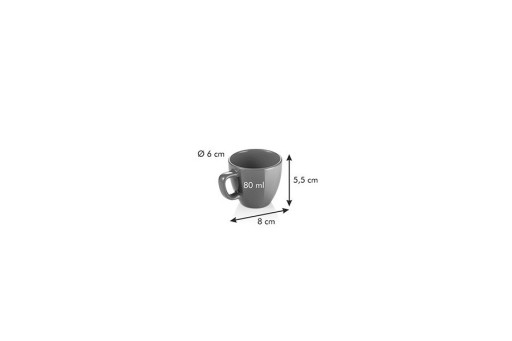 TESCOMA keramická šálka na espresso, 80 ml