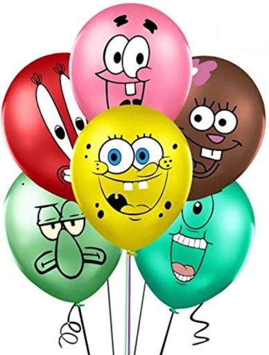 SÚPRAVA BALÓNOV SPONGEBOB Štvorcové nohavice