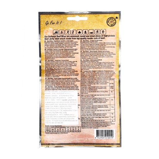 BULLSEYE MEATS HOVÄDZIE JERKY CAJUN HORÚCE 50 g