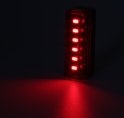 LED ZADNÁ BICYKLE LAMPA USB OSVETLENIE NA BICYKEL