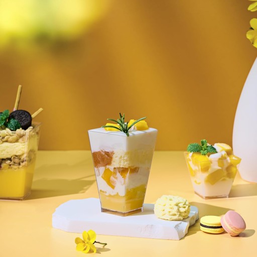Dezertné šálky Fingerfood PYRAMID nádoba na občerstvenie 160ml 20 ks
