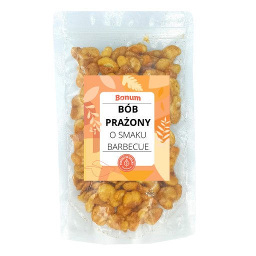 Pečená fazuľa, barbecue chipsy, zdravá desiata, 100g