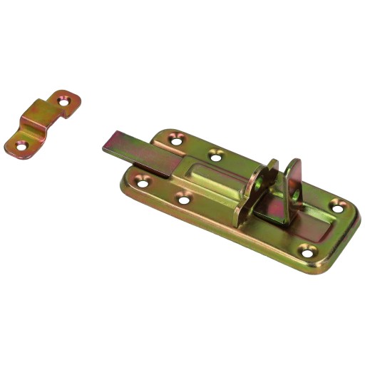 Závora garážovej brány 120 mm, plochá, zakrivená