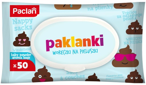 Paclanki voňavé vrecká na plienky 50 ks
