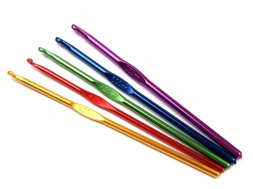 HÁČKOVANIE HLINÍKOVÉ HÁČKY - 3,5 mm - 1 ks