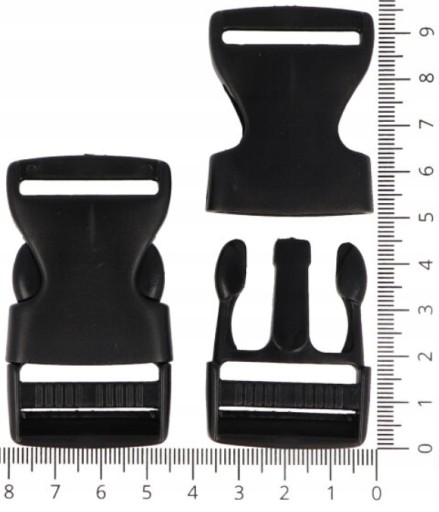 Plastová pracka na opasok 3cm 30mm - 6 ks