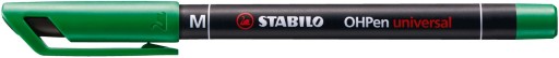 STABILO OHPEN M 1mm fóliové pero, zelené