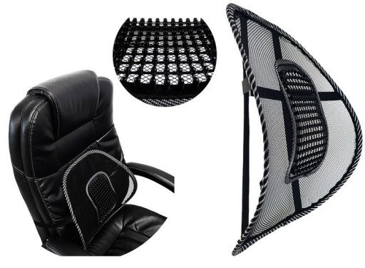 BEDROVÁ OPIERKA CHRBTA Ergonomická podložka s masážnym prístrojom do kresla