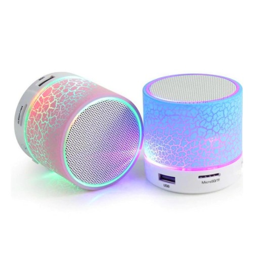 PRENOSNÝ REPRODUKTOR NA BATÉRIU MP3 FM RÁDIO SD USB LED PODSVIETENIE