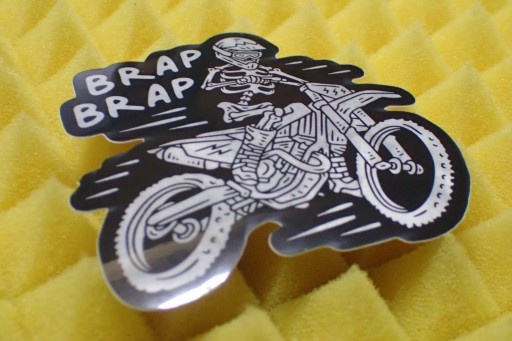 NÁLEPKA MOTOKROS DAKAR 7,6 x 7,5 cm