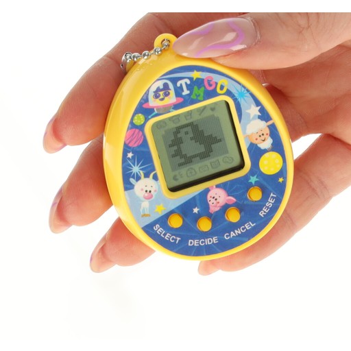 Hračka Tamagotchi, elektronická hra so žltými vajíčkami