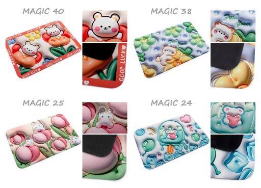 Protišmyková kúpeľňová podložka pre deti, 3D, farebná