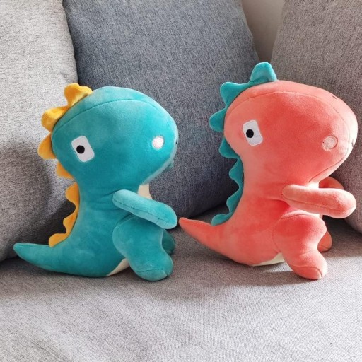 DINOSAUR PLYŠOVÝ MASKOT MEDVEĎ 25CM FARBY