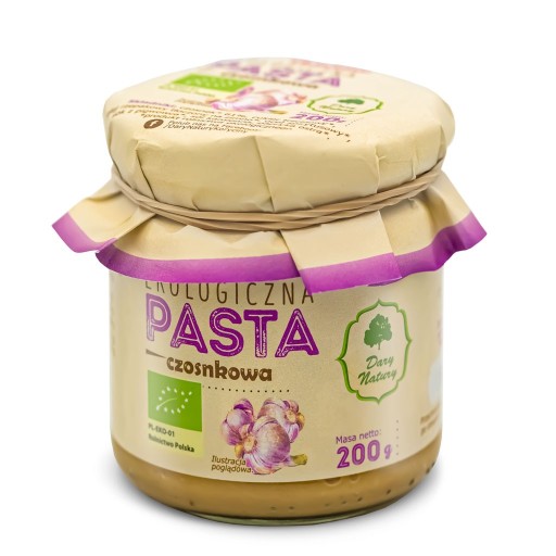 Eko cesnaková pasta 200g - Dary Natury