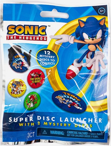 Odpaľovač diskov Sonic The HedgeHog s dvoma diskami