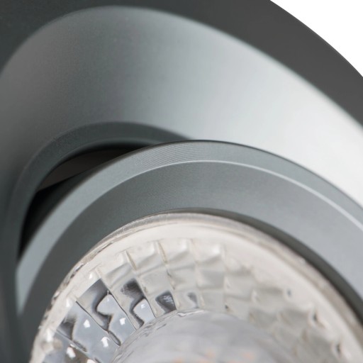 KANLUX Očko Stropné LED pohyblivé svietidlo 10W GU10 Matt Black