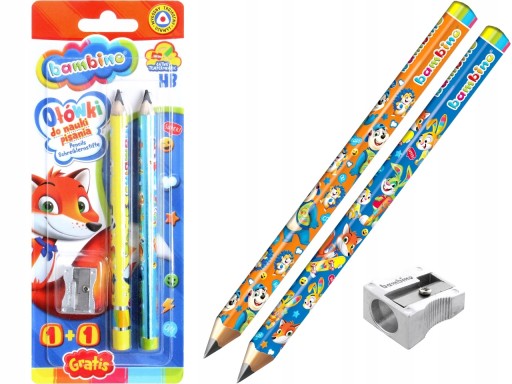 Sada ceruziek Bambino HB, 2 ks UČÍME SA PÍSAŤ HIT