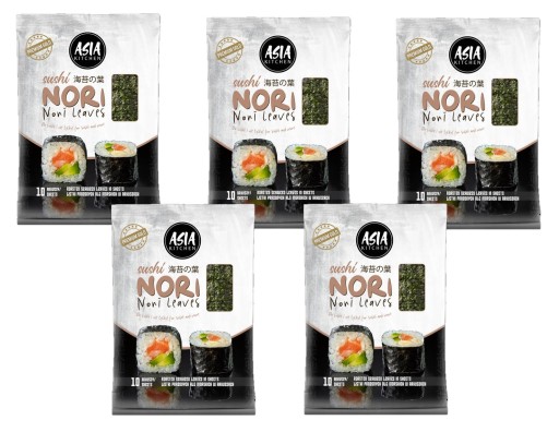 Obliečky z morských rias Nori 10 listov 26g Asia Kitchen