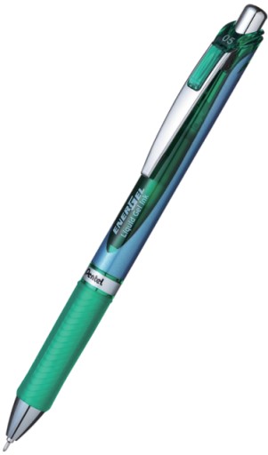 Pentel EnerGel BLN75 rollerové pero 0,5 mm ZELENÉ