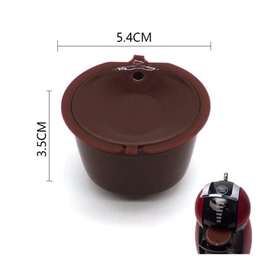 5x DOLCE GUSTO OPÄTOVNE POUŽITEĽNÉ kávové kapsuly