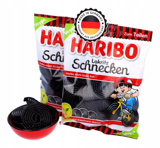HARIBO Schnecken želé Slimáky sladké drievko 175g DE
