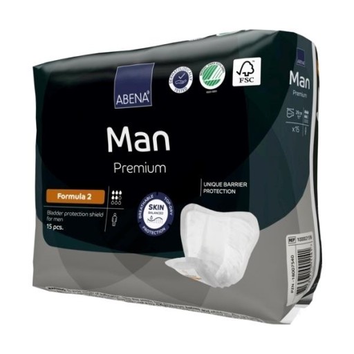 UROLOGICKÉ VLOŽKY PRE MUŽOV Inkontinencia moču ABENA MAN FORMULA 2 15s