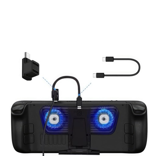 ADAPTÉR USB-C SPLITTER PRE STEAM DECK 100W 4K